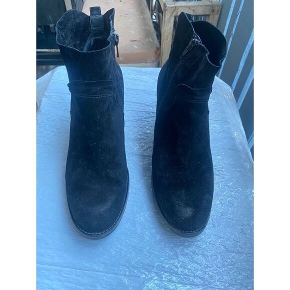 Paul Green Nora Ankle Leather Water Resistant Suede Booties Sz 9 US -6.5 UK - Picture 5 of 10